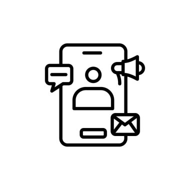 Sosyal Medya Kampanyası ikonu. Logotype