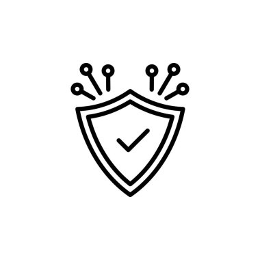 Marka koruma ikonu. Logotype