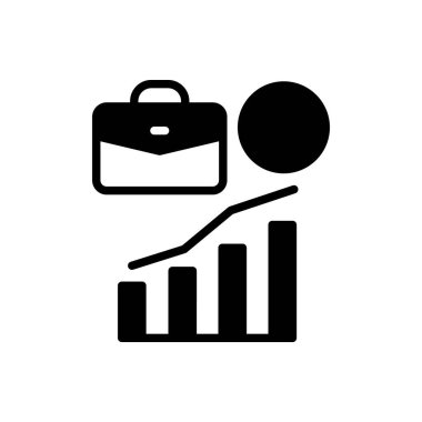 İş İlerleme simgesi vektörde. Logotype