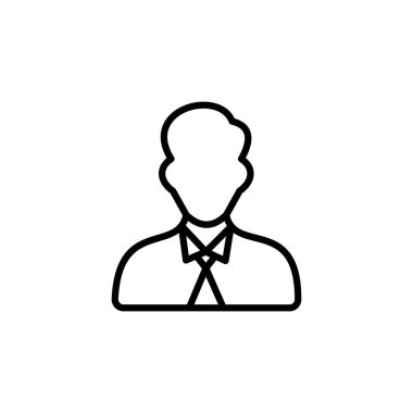 Vektör olarak insan simgesi. Logotype