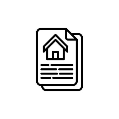 Özellik Belgesi simgesi vektörde. Logotype