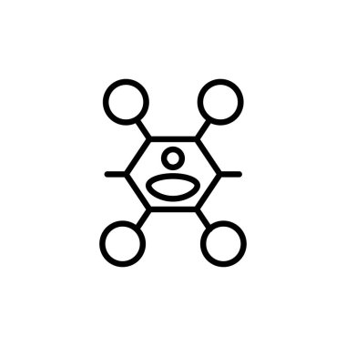 Vektör olarak Sosyal Bağlantı simgesi. Logotype