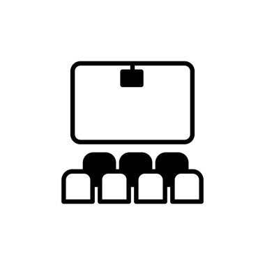 Vektör olarak Seminer simgesi. Logotype