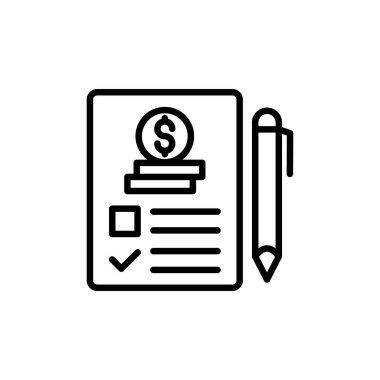 Vektör olarak Denetim Test simgesi. Logotype