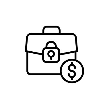 İş Güvenlik ikonu vektör olarak. Logotype