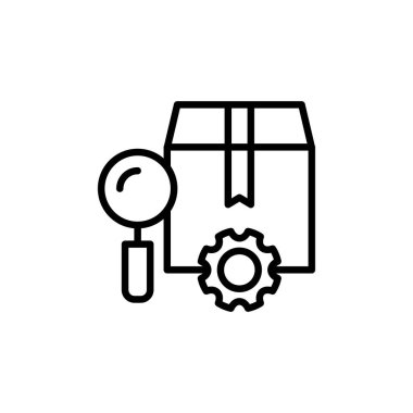 SEO Paket simgesi vektörde. Logotype