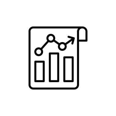 Çizelge simgesi vektörde. Logotype