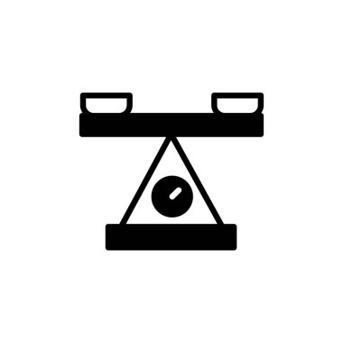 Vektör olarak denge simgesi. Logotype