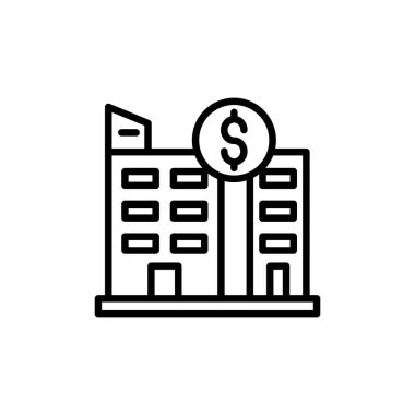 Ticaret Merkezi simgesi vektör. Logotype