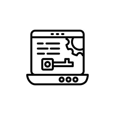 Keyword Generator icon in vector. Logotype