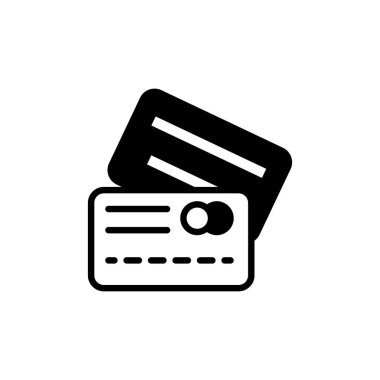Vektör olarak ödeme kartı simgesi. Logotype