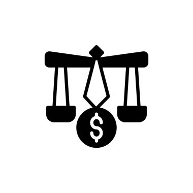 Vektör olarak İş Hukuku simgesi. Logotype