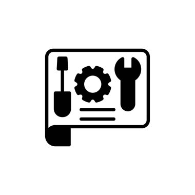 Mühendislik simgesi vektörde. Logotype