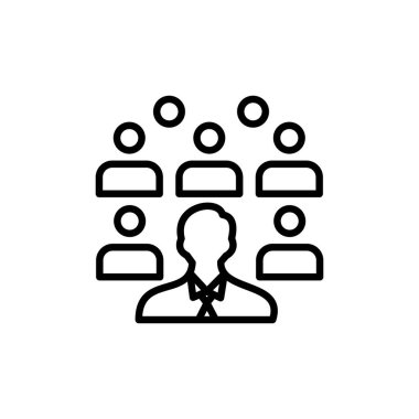 İş Takımı ikonu vektörde. Logotype