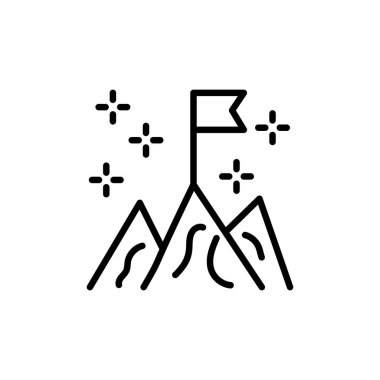Başarı simgesi vektörde. Logotype