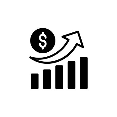 Vektör olarak borsa simgesi. Logotype