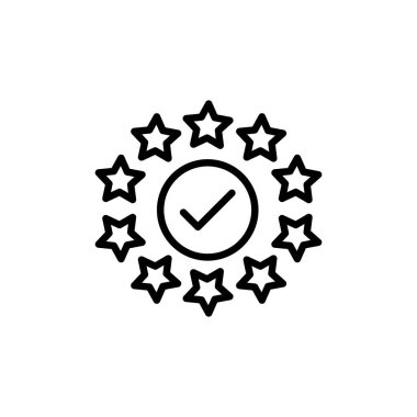 Pozitif geribildirim simgesi vektörü. Logotype