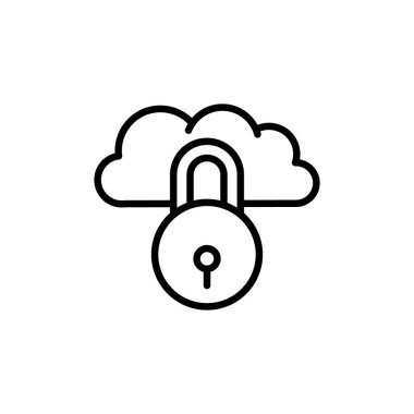 Veri Güvenlik simgesi vektörde. Logotype