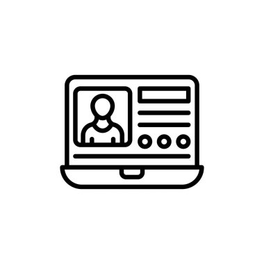 Vektör içinde UI / UX Geliştirme simgesi. Logotype