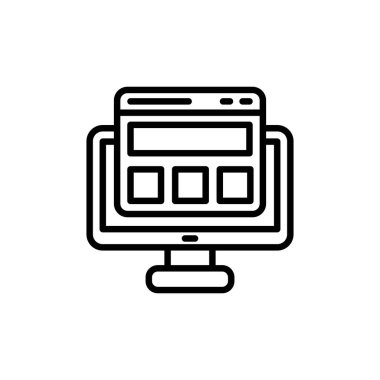 Demo icon in vector. Logotype