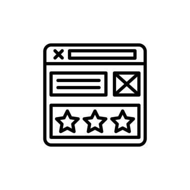 Favorite Website icon in vector. Logotype