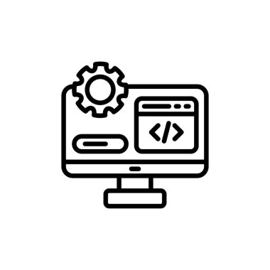 Development Software icon in vector. Logotype