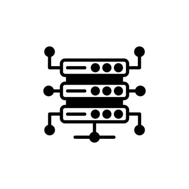 Veri Yapısı simgesi vektörde. Logotype