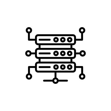 Veri Yapısı simgesi vektörde. Logotype