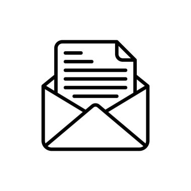 Mail simgesi vektörde. Logotype