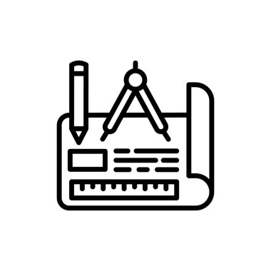 Project Design icon in vector. Logotype