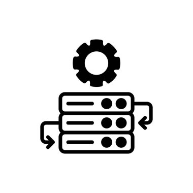 Project Data icon in vector. Logotype