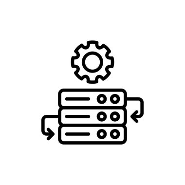 Project Data icon in vector. Logotype