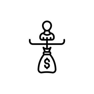 Contribution icon in vector. Logotype