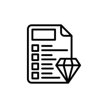 Project Quality icon in vector. Logotype