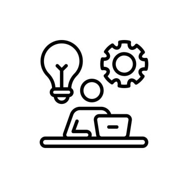 Work Smart icon in vector. Logotype