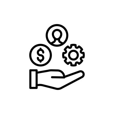 Resources icon in vector. Logotype