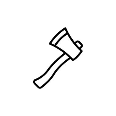 Axe icon in vector. Logotype