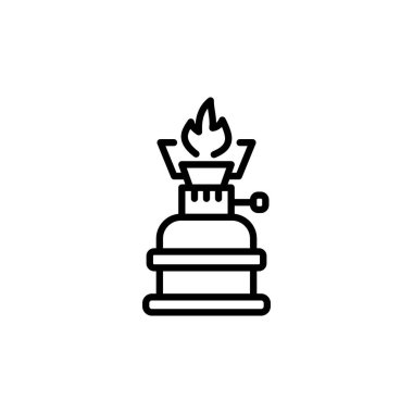 Burner icon in vector. Logotype