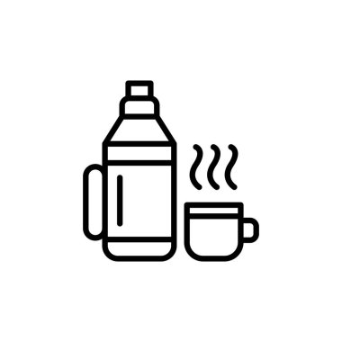 Thermos icon in vector. Logotype