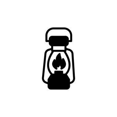 Vektör olarak lamba simgesi. Logotype