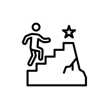 Ambition icon in vector. Logotype