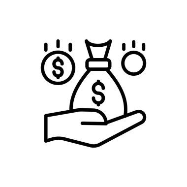 Vektör olarak simge kazanıyorum. Logotype