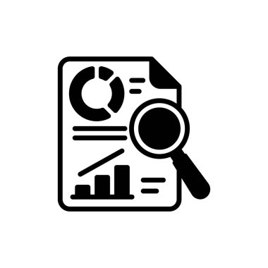 Vektör olarak araştırma simgesi. Logotype