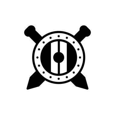 Courage icon in vector. Logotype