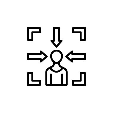 Concentration icon in vector. Logotype