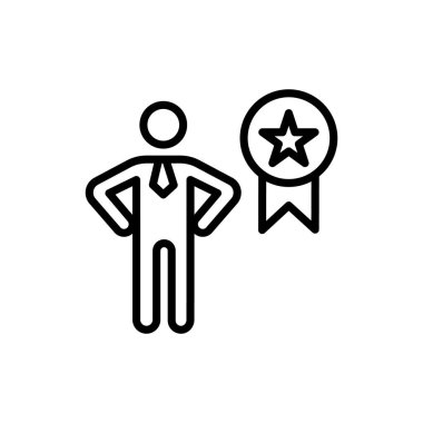 Good Employee icon in vector. Logotype