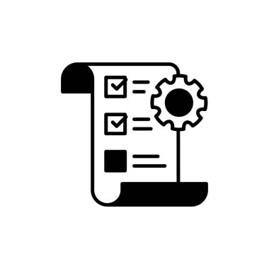Execution icon in vector. Logotype