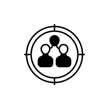 Strategic Target icon in vector. Logotype