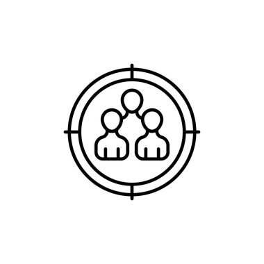 Strategic Target icon in vector. Logotype