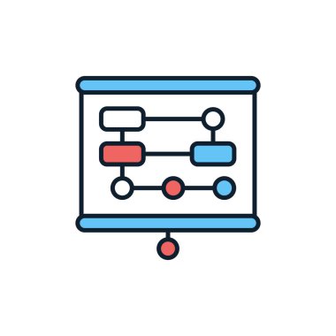 Strategy Process icon in vector. Logotype